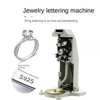 Machine à graver les bijoux de petite taille avec outil de confirmation de la taille pour l'engravure des trous intérieurs