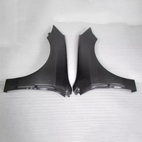 Paragolpes Delantero Ventilado de Fibra de Carbono Negro Personalizado para Mitsubishi Lancer CS3 2004-2008, Kit de Carrocería con Paragolpes de Carbono