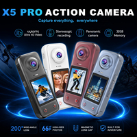 Cámara HD Portátil X5, Grabadora de Video Vlog con Visión Nocturna y Wifi