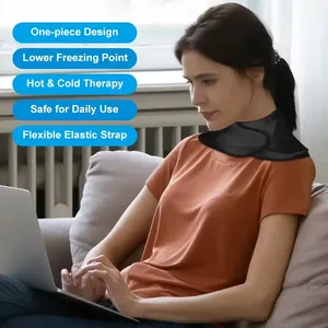 Hot Cold <b>Compress</b> Neck Ice Pack Pad for Neck Pain Relief Hot Cold Therapy Relief Neck Pain Gel Wrap Cooler Scarf - Product Image 1