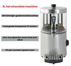 เครื่องทำช็อกโกแลตร้อนสแตนเลสสตีล <span class=keywords><strong>VOKA</strong></span> 3 ลิตร รุ่นใหม่ ใช้งานง่าย พร้อมการรับประกัน 1 ปี สำหรับร้านเบเกอรี่ - Product Image 2