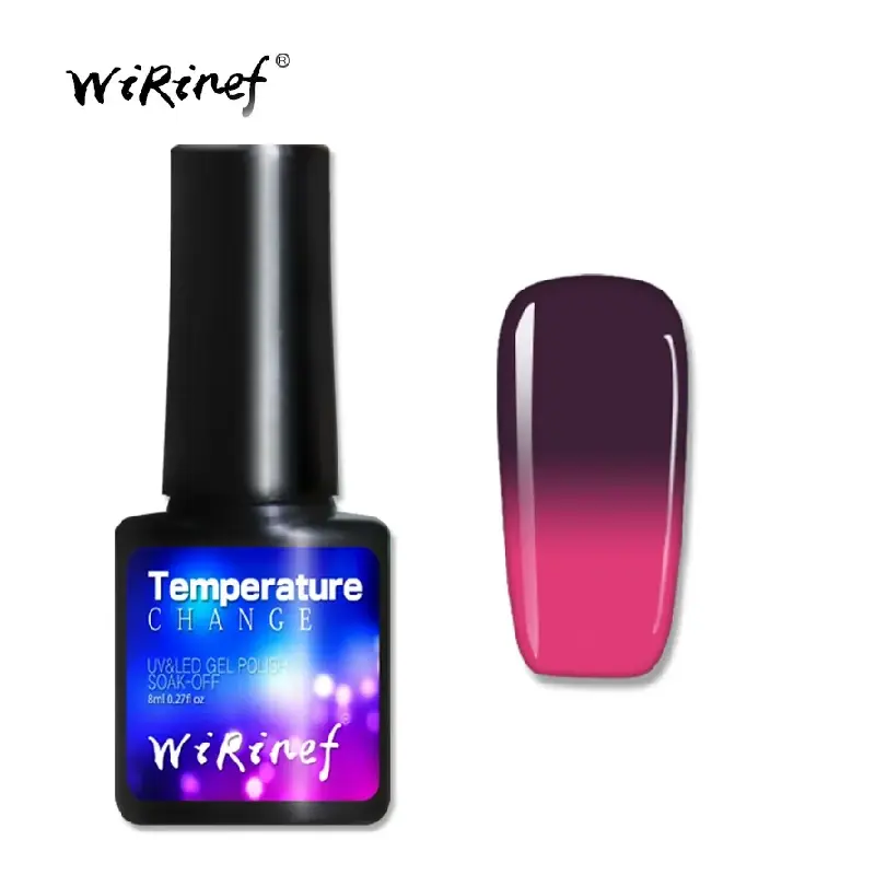 Professional 28 Colors Uv Temperature Change Nail Polish Gel New Arrival Gel Nail Polish 8Ml/Bottle