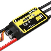 Contrôleur brushless FEDI TEC Hornet 40A 50A 60A 80A 100A ESC 2-6S SBEC pour avion RC