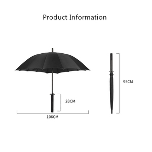 Sd creative ja panese samurai logo-emblazoned long-handle <b>umbrella</b> straight pole animated advertising sword <b>umbrella</b> - Product Image 5