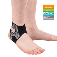 Nouvel arrivage : Attelle de cheville en spandex pour le sport et le fitness en extérieur, protection pour le basketball, soulagement de la douleur et des entorses, soutien de rééducation