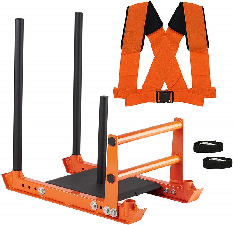 Отличные сани для тренажерного зала с нижней ручкой и креплением