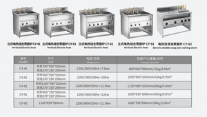 Chuangyu gaz/électrique vente chaude cuisinière verticale électrique en acier inoxydable nouilles cuiseur à pâtes - Product Image 6
