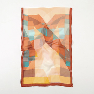 คุณภาพสูง<span class=keywords><strong>Georgie</strong></span> Voileผ้าพันคอผ้าไหมผ้าคลุมไหล่ผู้หญิงฤดูใบไม้ผลิฤดูร้อนคอลเลกชันลายสก๊อตที่มีสีสันเส้นด้ายSplicedคุณภาพสูงชีฟอง - Product Image 5