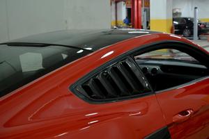 Carbon Fiber Exterior Accessories Rear <strong>Window</strong> <strong>Vents</strong> for Ford Mustang GT Coupe 2-Door 15-17 - Product Image 3