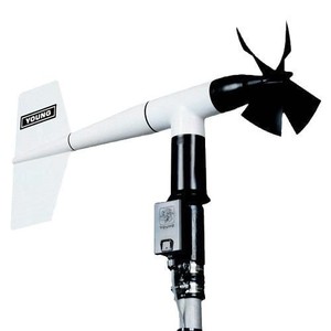 R.M. Anémomètre à hélice Young 09101 09106, 0-100 m/s, en alliage d'aluminium, compteur électronique de vitesse du vent, utilisation en extérieur - Product Image 5