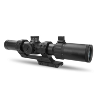TYPHON LPVO Portée 1-6X24 SFP Verre Gravé Tactique Chasse Portée Optique Réticule Soupir Avec Support De Portée Tactique En Aluminium