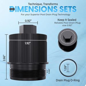 <span class=keywords><strong>Bouchon</strong></span> de vidange Pentair 190030 avec joint torique et joint <span class=keywords><strong>d</strong></span>'étanchéité pour pompe de filtration de <span class=keywords><strong>piscine</strong></span> - Product Image 2