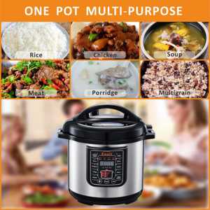 Ewant Cuiseur à riz électrique en acier inoxydable 12L Revêtement antiadhésif Autocuiseur électrique multifonctionnel intelligent pour la maison - Product Image 4