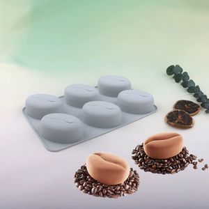 Juego de Moldes de Silicona para Mousse de Granos de Café, 6 y 12 Cavidades, para Hacer Postres Franceses, Moldes de Silicona para Mousse de Granos de <span class=keywords><strong>Cacao</strong></span> - Product Image 1