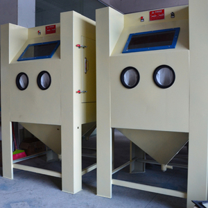 Petite cabine de sablage à sec pressurisée, contrôle précis, effet uniforme, nettoyage de surface et élimination de la rouille métallique, sablageuse - Product Image 2