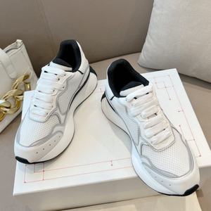 Zapatillas Deportivas con Cordones de Alta Calidad, Modernas y Cómodas, para Hombre y Mujer, Zapatos Casuales para Caminar, Logotipo MQ Personalizado, Malla Blanca Elegante - Product Image 1