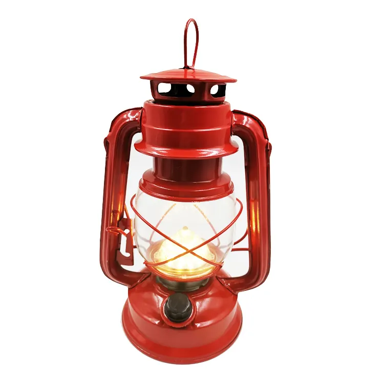 Vintage Style 12-LED del Metallo Lampada Ad Olio, Uragano Lanterna