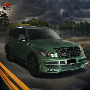 Kit de carrosserie FRP de Modification de voiture de <span class=keywords><strong>prix</strong></span> usine pour <span class=keywords><strong>Infiniti</strong></span> QX56 <span class=keywords><strong>QX80</strong></span> mise à niveau vers le kit de carrosserie de style russe calandre de pare-chocs avant et arrière - Product Image 4