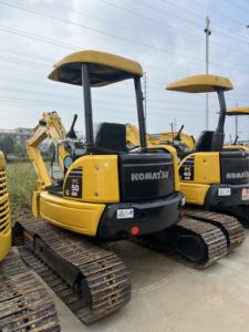 Excavatrice d'occasion Komatsu PC50MR 5 tonnes, pelle hydraulique sur chenilles d'occasion, PC55MR, PC60MR en stock à vendre, livraison mondiale - Product Image 3