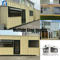 Magasin conteneur extensible RELYANCE, restaurant préfabriqué moderne, maison commerciale mobile, installation rapide