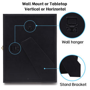 Cadre photo 2026 avec verre véritable, <span class=keywords><strong>boîte</strong></span> à souvenirs en bois profond, vitrine pour spécimen de papillon, cadre à insectes verrouillable - Product Image 3
