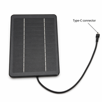 Panneaux solaires monocristallins légers 6W 6V, réglables à 180 degrés, pour moniteur, caméra, installation facile sur mur