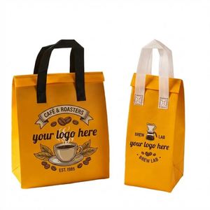 Sac isotherme personnalisé avec logo, non tissé, isolé, pour la livraison de gâteaux, de pizzas, d'épicerie, de nourriture - Product Image 1