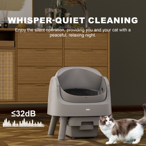 Bac à litière intelligent automatique pour chat avec détection infrarouge multiple, roulement automatique, contrôle des odeurs, en PP, conception ouverte - Product Image 6