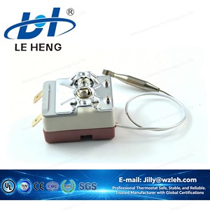 WHD-90E <span class=keywords><strong>เครื่อง</strong></span>ควบคุมอุณหภูมิเทอร์โมสตัท 0-90C สวิตช์ควบคุมอุณหภูมิแบบปรับได้ อุปกรณ์ครัว ตู้เก็บความร้อน - Product Image 4