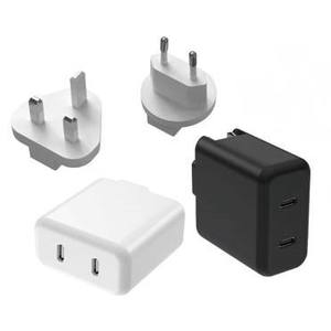 Cargador de Pared Hn Power 30W 2xType C PD 3.0 Carga Rápida para Dispositivos Móviles - Product Image 1