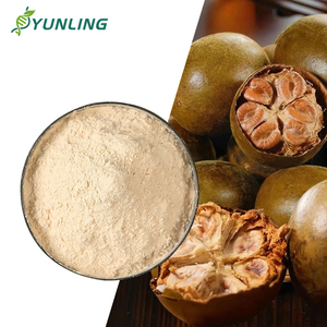 Polvo de Extracto de <span class=keywords><strong>Fruta</strong></span> <span class=keywords><strong>del</strong></span> <span class=keywords><strong>Monje</strong></span> Orgánico al por Mayor Marca Yunling Grado Alimenticio con Mogroside V 10%-90% Edulcorante - Product Image 1