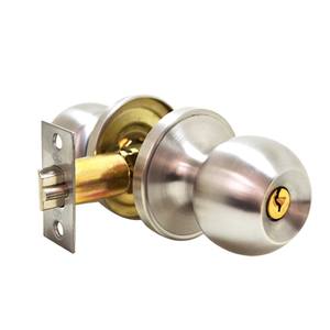 Silindirik Topuz Kilidi Yuvarlak Kilit Paslanmaz Çelik Yuvarlak Topuz İç Kapılar için Kapı Kolları Oturma Odaları Mutfaklar ve Dolaplar - Product Image 1