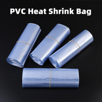 Film thermorétractable transparent en PVC pour emballage cosmétique, sac en plastique rétractable pour bouteille