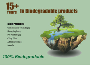 Sacs à déchets pour animaux de compagnie biodégradables, non toxiques et sûrs, sacs à crottes de chien compostables, sacs à déchets sanitaires pour animaux de compagnie pour le camping en plein air - Product Image 5