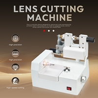 Machine de découpe automatique de verres de lunettes Aist Optics CP-4A, équipement optique pour la découpe de verres de lunettes
