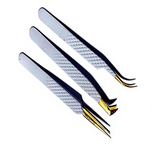 ASAP – Kit de pinces à sourcils incurvées en acier inoxydable écologiques, à pointe inclinée, pour extensions de cils et outils d'épilation - Product Image 5