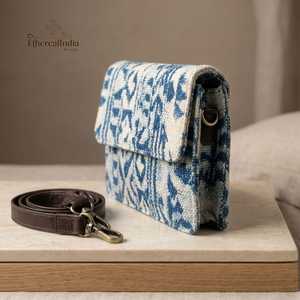 Handmade Hand Block Print Laptop <b>Tote</b> Bag with Two Handles Zipper Closure Cotton Lining <b>Nylon</b> Unisex Clutch - Product Image 5