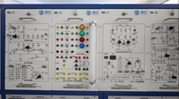 Équipement de laboratoire électrique éducatif avec système de sécurité pour l'enseignement et la formation en circuits analogiques, numériques et en électronique de puissance