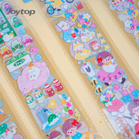 Joytop – Feuille d'autocollants prédécoupés personnalisés pour carnet, journal, agenda – Autocollants décoratifs en gros – Autocollants avec logo