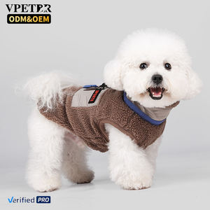 Pakaian Anjing VPETBR OEM Anti Angin Fleece Teddy Bichon Frise Mantel Anjing Musim Dingin Hangat Jaket Berlapis Kapas untuk Hewan Peliharaan - Product Image 1