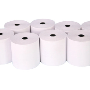 Papel Térmico para Impresión de Recibos, Grado A, 3 1/8 X 230, 80x60, Color Negro, 50 Rollos Blancos para Máquinas POS - Product Image 4