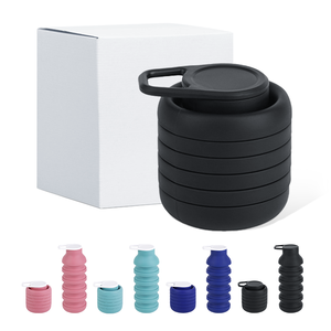 Bouteille d'eau <span class=keywords><strong>pliable</strong></span> en silicone personnalisée avec logo, pour le <span class=keywords><strong>sport</strong></span>, les voyages et le cyclisme - Product Image 6