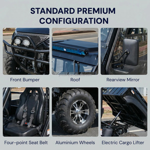 CE certificato 60V 50Ah 8000W Scooter elettrico 21 pollici  sospensione potente 10000W 4x4 ATV per adulti fuoristrada - Product Image 4