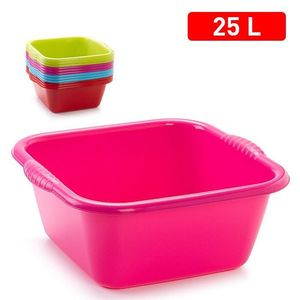 Square Plastic Basin 25L For Storage And Cleaning Tasks - Product Image 3