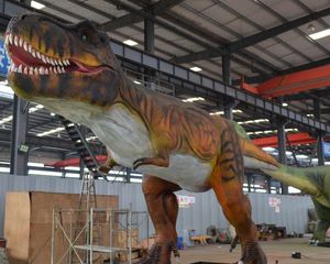 Modèle de dinosaure animatronique réaliste T-Rex à thème jurassique pour parcs d'aventure en plein air, robuste et résistant - Product Image 1