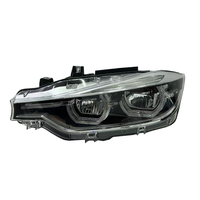 Nouveaux phares SJC Auto V3 originaux argentés tricolores DRL pour BMW F30 F35, feux de jour jaunes/blancs/rouges, phares Angel Eyes