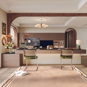 Modern Simple Luxury Solid Wood <b>TV</b> Cabinet High-End <b>LED</b> <b>Light</b> Middle Ancient Style Fits 65 <b>TVs</b> Customizable Living Room Hotel - Product Image 1