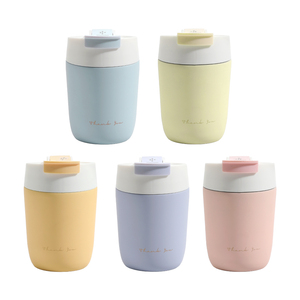 Tazza da viaggio 360ml da 480ml con Logo personalizzato tazza da caffè in acciaio con coperchio tazza portatile isolata - Product Image 5