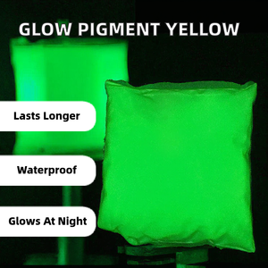 Pigmento Luminoso Nocturno Agrosyn, No Tóxico, Reciclable, de Alta Intensidad, Color Verde Amarillo, de Larga Duración, a Base de Aluminato de Estroncio, Resistente al Agua - Product Image 2