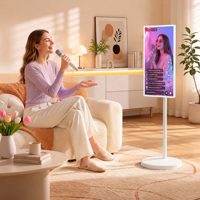 Televisi Pintar Android15 Portabel 27" Layar Sentuh LED TV 60Hz FHD dengan Speaker Terintegrasi untuk Penggunaan Bisnis/Rumah